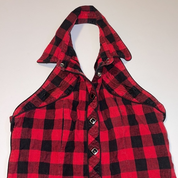 Route Sixty Six Black and Red Halter Top - Women’s AU Size 8 - Picture 4 of 10